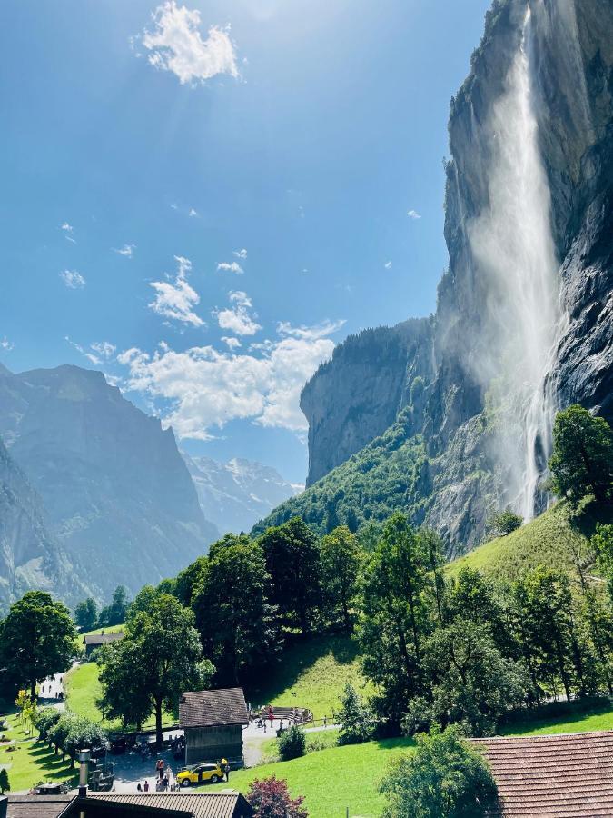 Breathtaking Waterfall Apartment Nr.2 Lauterbrunnen Bagian luar foto